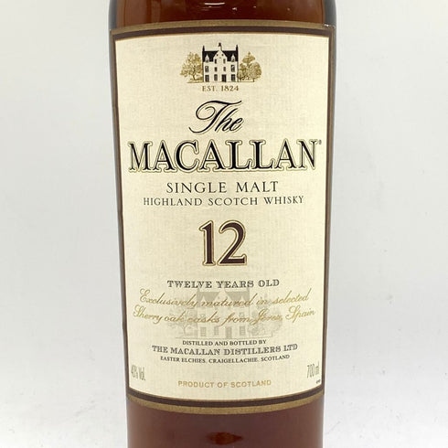 マッカラン 12年 ハイランド シェリーオーク 旧ボトル 700ml 40% MACALLAN HIGHLAND SHERRY OAK 【T4】