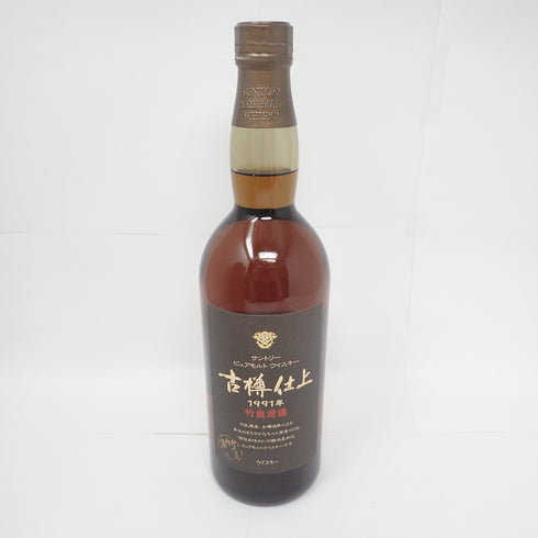 東京都限定◆サントリー ピュアモルト 古樽仕上 1991年 竹炭濾過 750ml 43% SUNTORY 【H3】