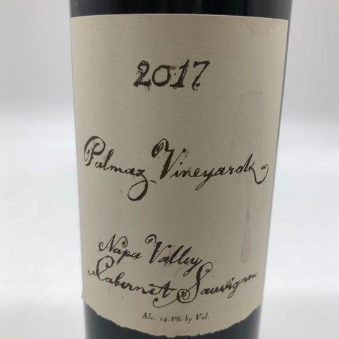 パルマッツ ヴィンヤード カベルネ ソーヴィニヨン 2017 14.8% 750ml Palmaz Vineyards Cabernet Sauvignon カリフォルニアワイン【M4】