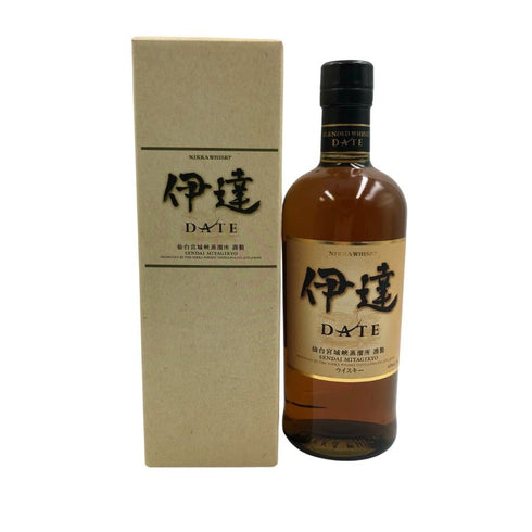 東京都限定◆ニッカ 伊達 ブレンデッド ウイスキー 謹製 旧ラベル 700ml 43% NIKKA DATE 【E3】