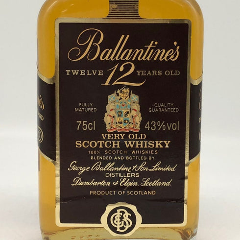 バランタイン 12年 ベリーオールド 750ml 43% Ballantines VERY OLD スコッチウイスキー【A4】