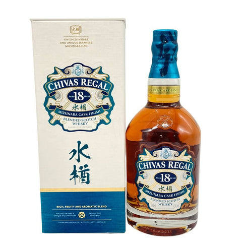 シーバスリーガル 18年 ミズナラ 700ml 43% CHIVAS REGAL MIZUNARA スコッチウイスキー【W】