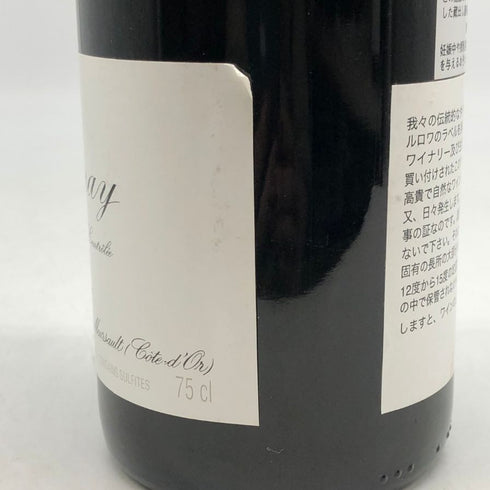 メゾン ルロワ サントネイ 2003 750ml 13% Maison Leroy Santenay 白ワイン【D1】