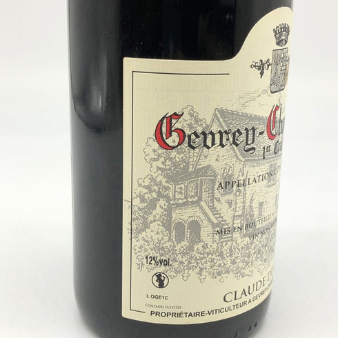 クロード デュガ ジュヴレ シャンベルタン プルミエクリュ 2015 750ml 12% CLAUDE DUGAT Gevrey-Chambertin 1er Cru ブルゴーニュワイン【R】