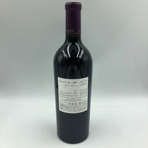 ケンゾー エステート murasaki 紫 2019 750ml 15.2% KENZO ESTATE カリフォルニアワイン【Q】