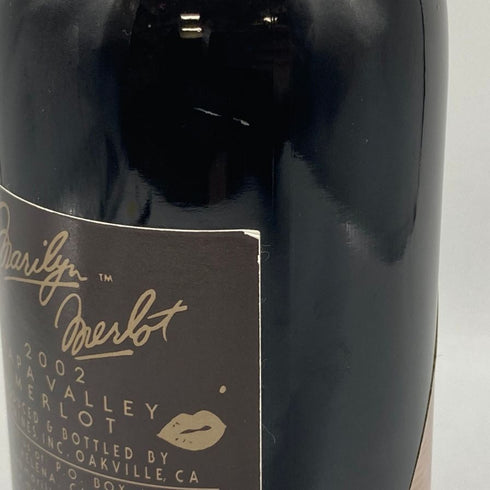 メルロー ナパヴァレー マリリンモンロー 2002 750ml 13.5% Merlot NAPA VALLEY カリフォルニアワイン【H4】