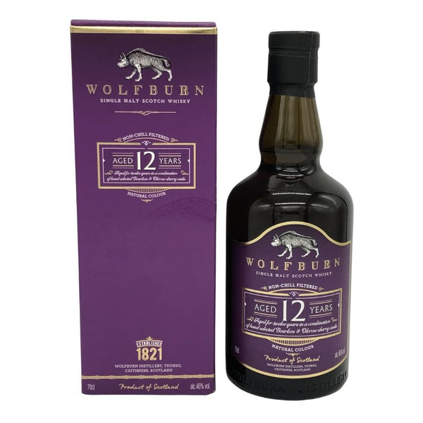 ウルフバーン 12年 シングルモルト 700ml 46% WOLFBURN スコッチウイスキー【D1】