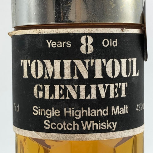 トミントール グレンリベット 8年 750ml 43% TOMINTOUL GLENLIVET スコッチウイスキー【T1】