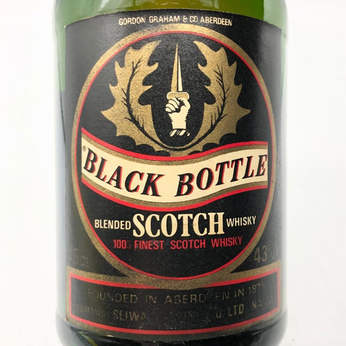 ゴードン グラハム ブラックボトル ウイスキー特級 赤キャップ 750ml 43% Gordon Graham スコッチウイスキー【A2】