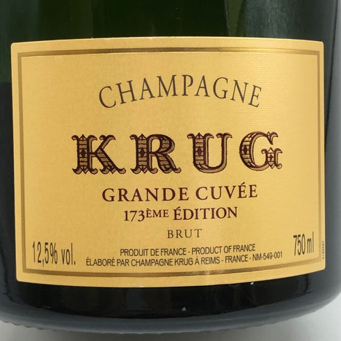 クリュッグ ブリュット 白 750ml 12.5% KRUG BRUT シャンパン【U1】