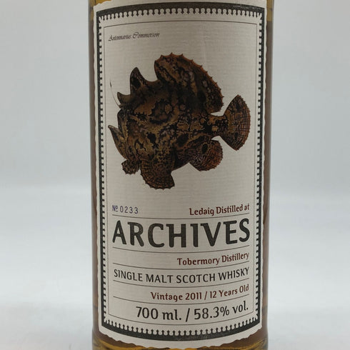 レダイグ 12年 2011 シェリーバット アーカイヴス フィッシュ オブ サモア 700ml 58.3% Leadaig スコッチウイスキー【A2】