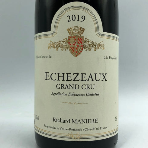 ドメーヌ リシャール マニエール エシェゾー グランクリュ 2019 750ml 13.5% Domaine Richard Maniere Echezeaux Grand Cru ブルゴーニュワイン【E2】