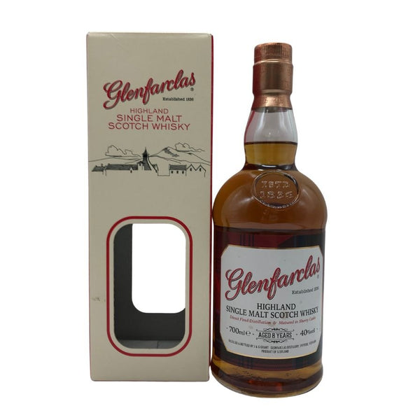 グレンファークラス 8年 ハイランド シングルモルト 700ml 40% GLENFARCLAS スコッチウイスキー【V1】
