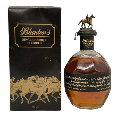 ブラントン シングルバレル ブラックラベル 2008 750ml 40% Blanton Black バーボン【W4】