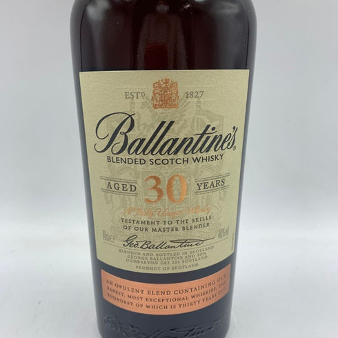 バランタイン 30年 ブレンデッド スコッチ ウイスキー 700ml 40% Ballantine's 【C1】