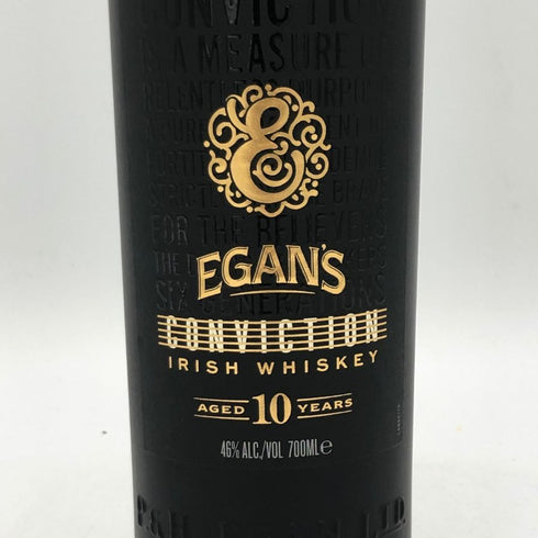 イーガンズ 10年 コンヴィクション 700ml 46% Egan's Conviction アイリッシュウイスキー【P】