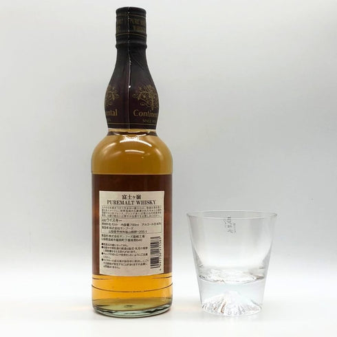 東京都限定◆富士ヶ嶺 ピュアモルト ウイスキー 江戸切子セット 700ml 43% FUJIGANE PURE MALT 【Y】