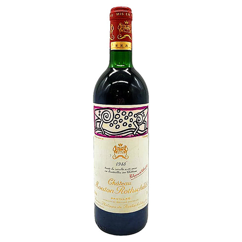 シャトー ムートン ロートシルト 1988 750ml 12.5% Chateau Mouton Rothschild 【A4】