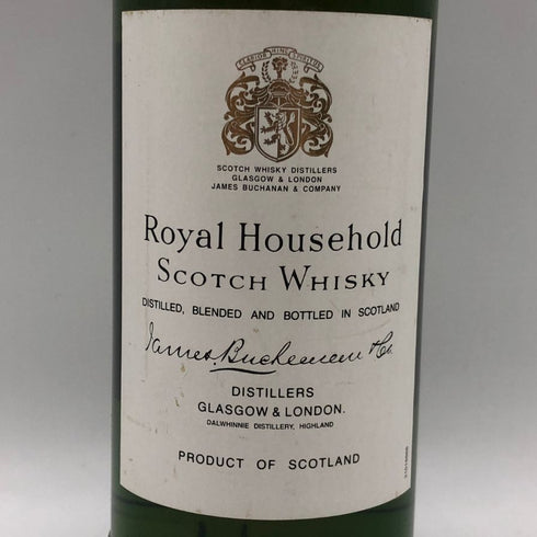 ロイヤル ハウスホールド ブレンデッド スコッチ ウイスキー 750ml 43% ROYAL HOUSEHOLD BLENDED SCOTCH WHISKY スコッチウイスキー【G0】