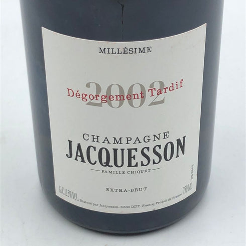 ジャクソン ミレジメ 2002 エクストラ ブリュット 750ml 12.5% JACQUESSON シャンパン【H0】
