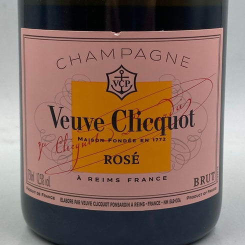 ヴーヴ クリコ ロゼ ローズラベル 750ml 12.5% Veuve Clicquot Rose Label 【D】
