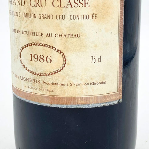 シャトー スータール 1986 750ml 12.5% CHATEAU SOUTARD ボルドーワイン【K1】