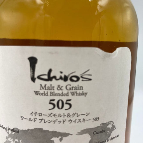 東京都限定◆イチローズモルト 505 モルト&グレーン ワールドブレンデッドウイスキー 700ml 50.5% Ichiro's Malt&Grain 【SKU】