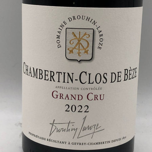 ドルーアン ラローズ シャンベルタン クロ ド ベーズ グランクリュ 2022 750ml 12.5% DROUHIN-LAROZE ブルゴーニュワイン【D2】