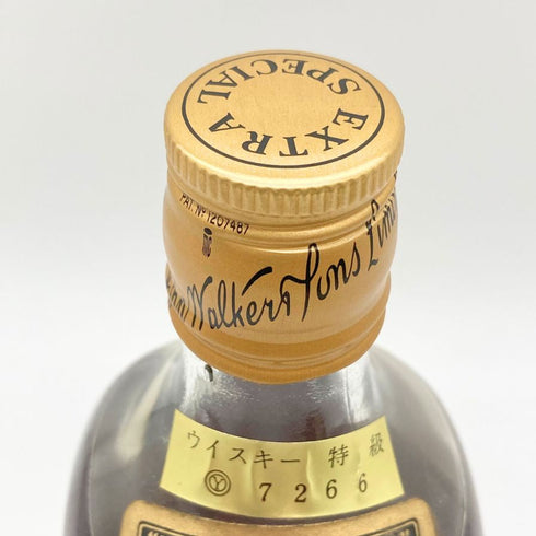 ジョニーウォーカー ブラックラベル エクストラ スペシャル 特級 金キャップ 760ml 43% JOHNNIE WALKER BLACK LABEL EXTRA SPECIAL 【O】