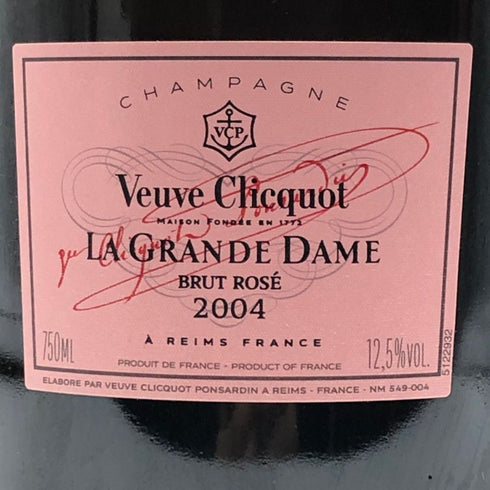 ヴーヴ クリコ ラ グランダム ブリュット ロゼ 2004 750ml 12.5% Veuve Clicquot LA GRANDE DAME ROSE BRUT シャンパン【J1】