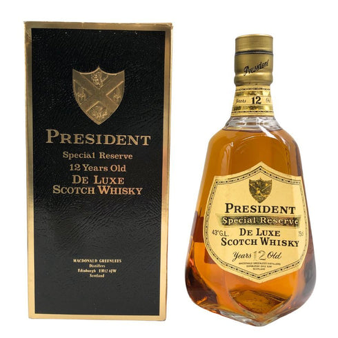 プレジデント スペシャル リザーブ デラックス 750ml 43% PRESIDENT SPECIAL RESERVE DE LUXE スコッチウイスキー【B3】