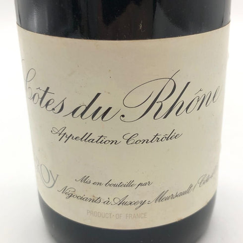 メゾン ルロワ コート デュ ローヌ 2001 750ml 13% MAISON LEROY Cotes du Rhone 【X4】