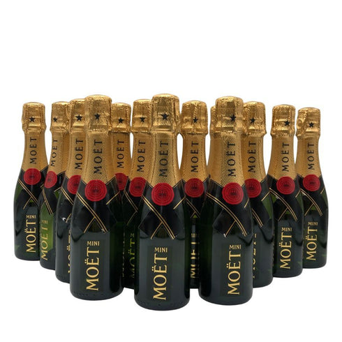 【14本セット】 モエ エ シャンドン アンペリアル 白 200ml 14% Moet&Chandon MINI シャンパン【7-15】