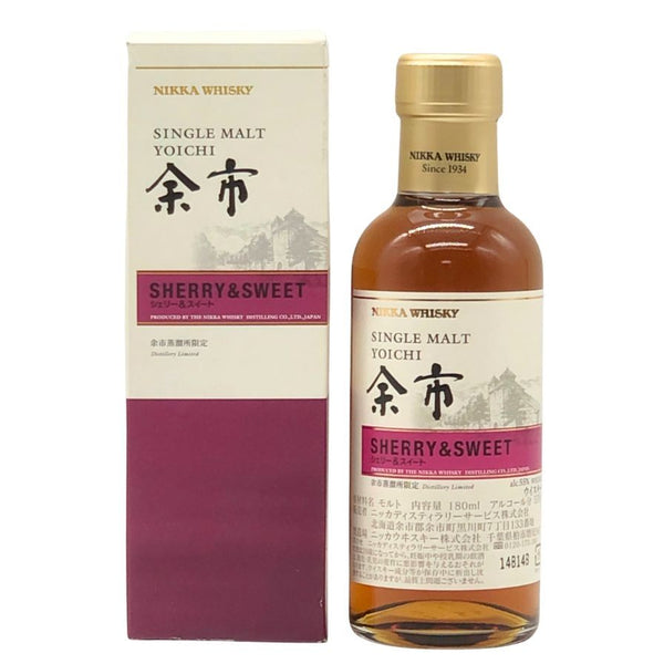 東京都限定◆ニッカ 余市 シェリー&スイート 180ml 55% NIKKA YOICHI 【B1】
