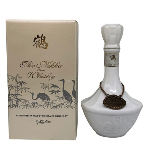 東京都限定◆ニッカ 鶴 陶器ボトル 700ml NIKKA 1433g【P1】