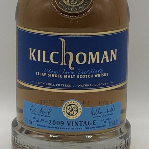 キルホーマン 2009 ヴィンテージ 8年 46% 700ml KILCHOMAN スコッチウイスキー【W0】