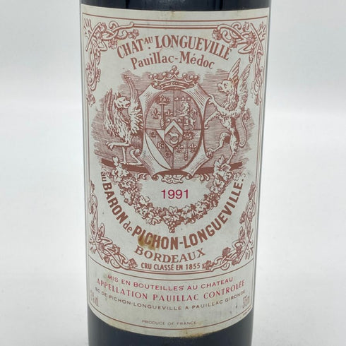 シャトー ピション ロングヴィル バロン 1991 375ml 13% CHATEAU PICHON LONGUEVILLE ボルドーワイン【V】