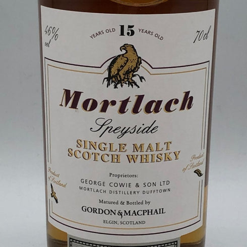 ゴードン&マクファイル モートラック 15年 46% 700ml GORDON&MACPHAIL Mortlach スコッチウイスキー【B】