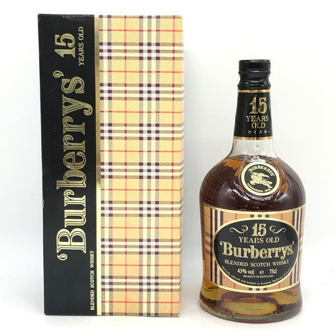 バーバリー ブレンデッド スコッチ ウイスキー 15年 750ml 43% BURBURRY'S BLENDED SCOTCH WHISKY スコッチウイスキー【R4】