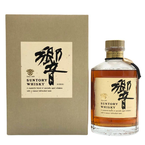 東京都限定◆サントリー 響 金キャップ 向獅子マーク 裏ゴールドラベル 750ml 43% SUNTORY HIBIKI 【S2】