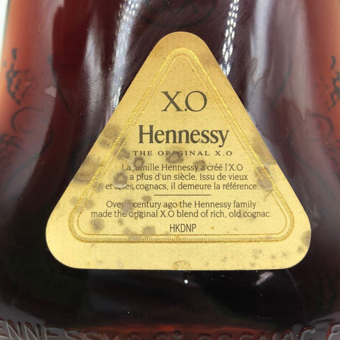 ヘネシーXO クリアボトル 金キャップ 700ml 40% Hennessy コニャック【U1】