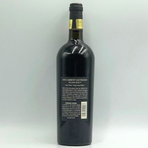 シェーファー ヒルサイドセレクト カベルネソーヴィニョン ナパバレー 1995年 750ml 14.1% Shafer カリフォルニアワイン【A4】