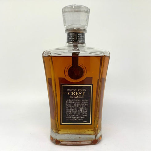 東京都限定◆サントリー クレスト 12年 向獅子マーク 700ml 43% SUNTORY 【S4】
