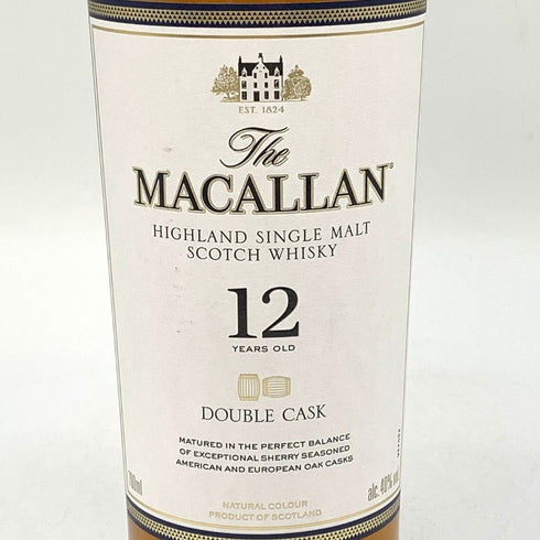 ザ マッカラン 12年 ダブルカスク 700ml 40% The MACALLAN スコッチウイスキー【C4】