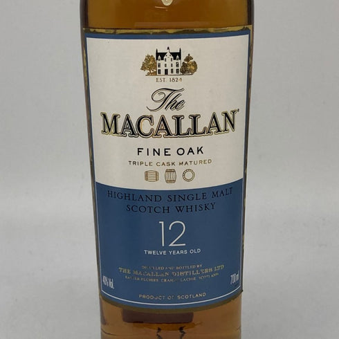 マッカラン12年 ファインオーク トリプルカスク 700ml 40% MACALLAN FINE OAK スコッチウイスキー【O4】