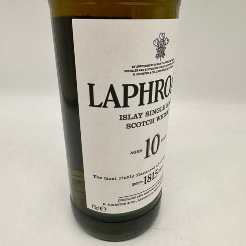 ラフロイグ 10年 シングルモルト スコッチウイスキー 750ml 43% LAPRHROAIG スコッチウイスキー【K4】