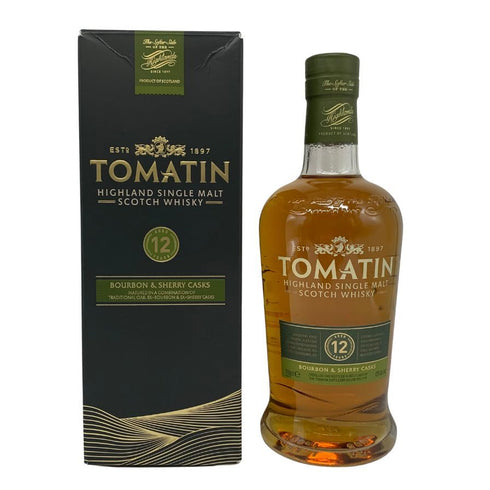トマーティン 12年 バーボン&シェリーカスク 700ml 43% TOMATIN スコッチウイスキー【K1】