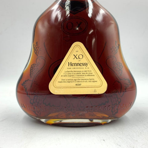 ヘネシーXO クリアボトル 金キャップ 700ml 40% Hennessy 【G4】