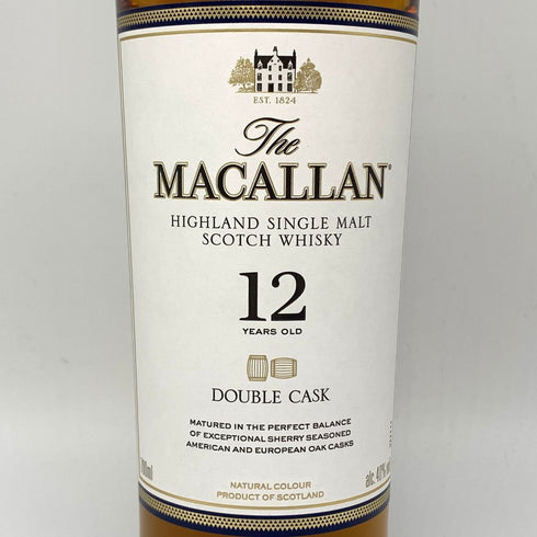 ザ マッカラン 12年 ダブルカスク 700ml 40% The MACALLAN 箱付 スコッチウイスキー【Q4】