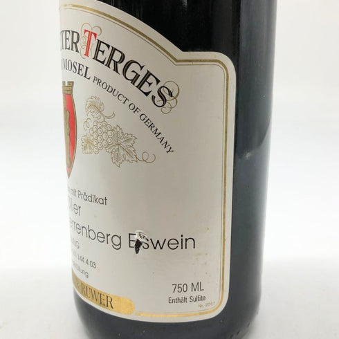 トリアラー ドイッチェンヘレンベルク アイスワイン 2001 750ml 8% Trierer Deutschherrenberg Eiswein 白ワイン【L4】